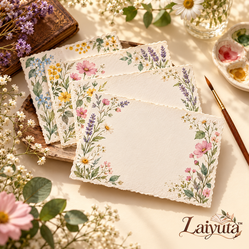 Laiyuta™ Wildflower Watercolor Postcard Set product image