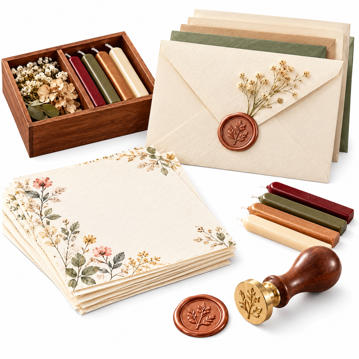 Laiyuta™ Botanical Letter-Writing Kit lifestyle view