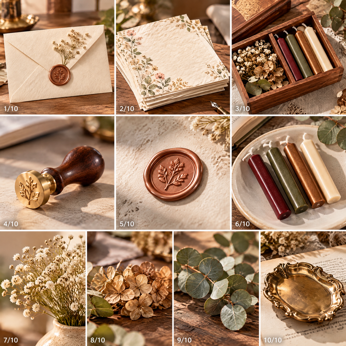 Laiyuta™ Botanical Letter-Writing Kit detail view